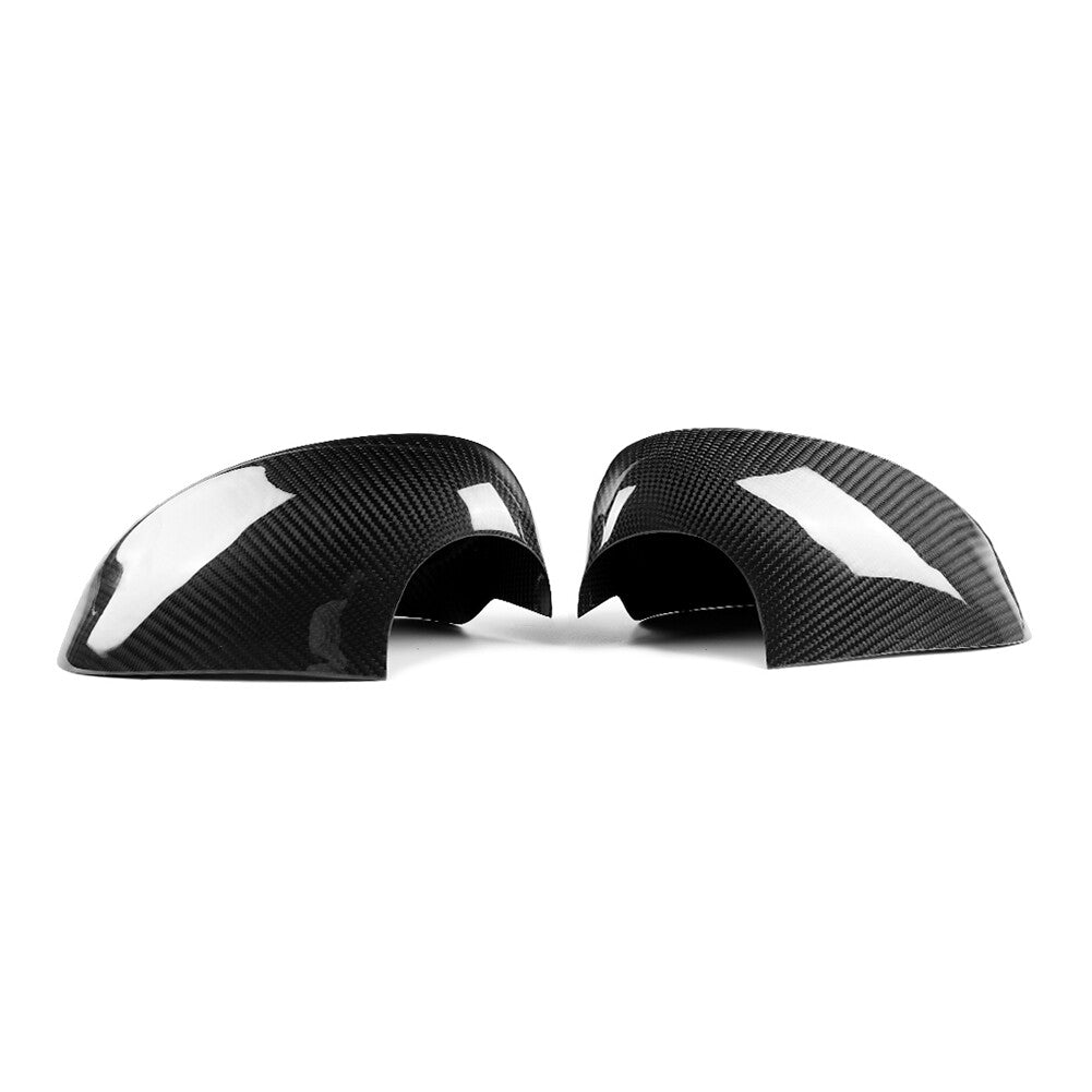 Real Carbon Fiber Add-On Side Mirror Cover Caps Fit 2007-09 for BMW E92 E93