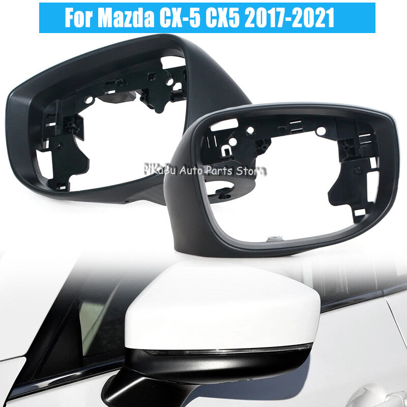 Wing Door Side Rearview Mirror Frame Trim Housing for Mazda CX-5 CX5 2017-2021