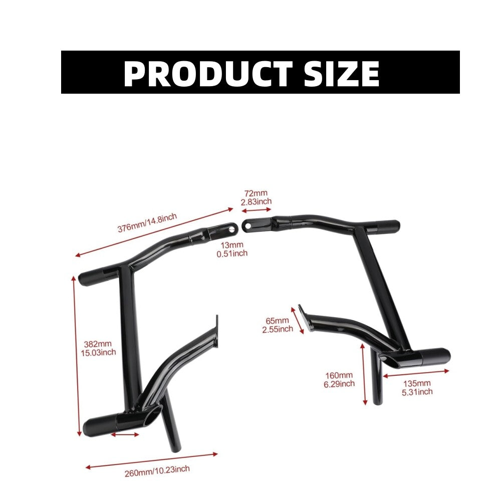 Saddlebags, Guards, Crash Rails, Bars for Harley Touring Road Glide FLTRX 2009 - 2024 n