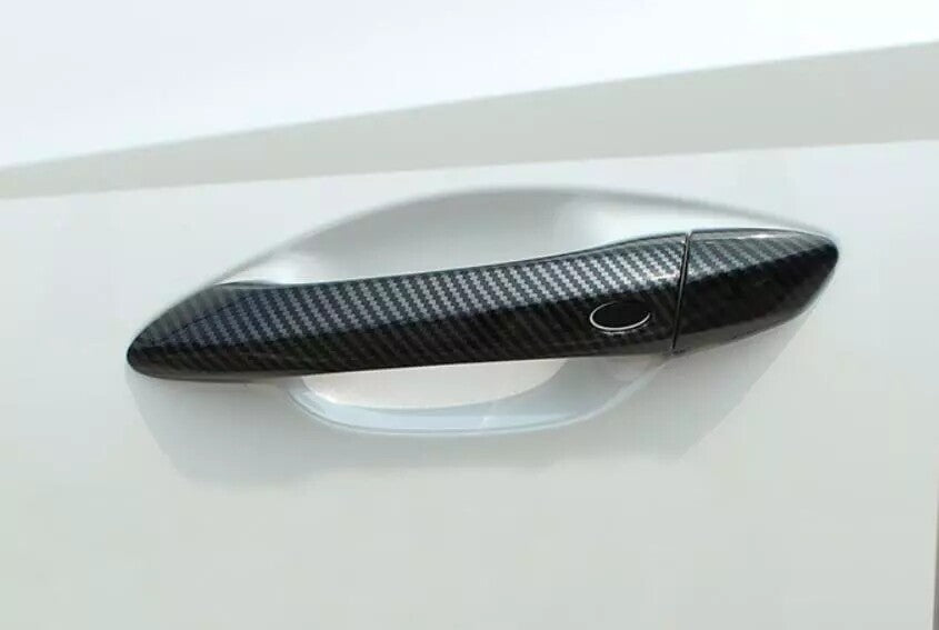 For 2024 for Hyundai Santa Cruz Accessories Carbon Fiber Door Handle Covers Trim