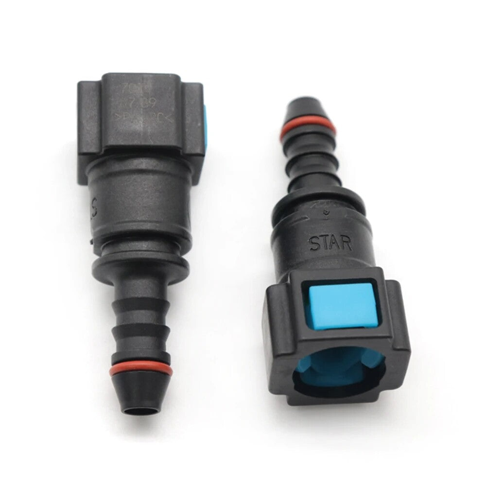 Brand new fuel line hose quick-release female connector ID6 8x6 180¡ã 7.89 mm 2PCS Q