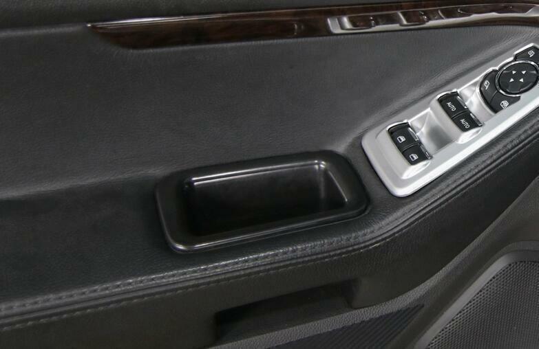 Paint Black Inner Door Armrest Storage Box Frame 4PCS for Ford Explorer 2011-15