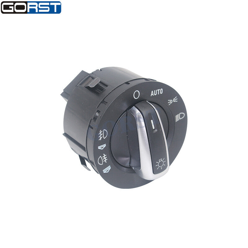 Chrome Headlight Fog Lamp Lights Switch for Audi A6 S6 C6 RS6 Allroad Q7 v