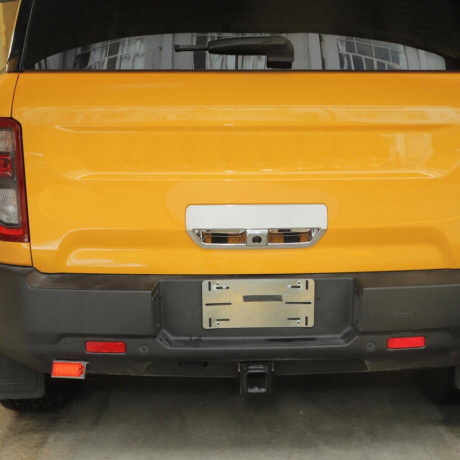 ABS Chrome Look Tailgate Door Handles Cover Trim For 2021-2024 Bronco Sport v