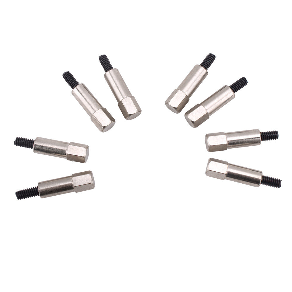 8Pcs Chrome Valve Cover Bolt Set Small Block Accessories For 283 305 350 Q