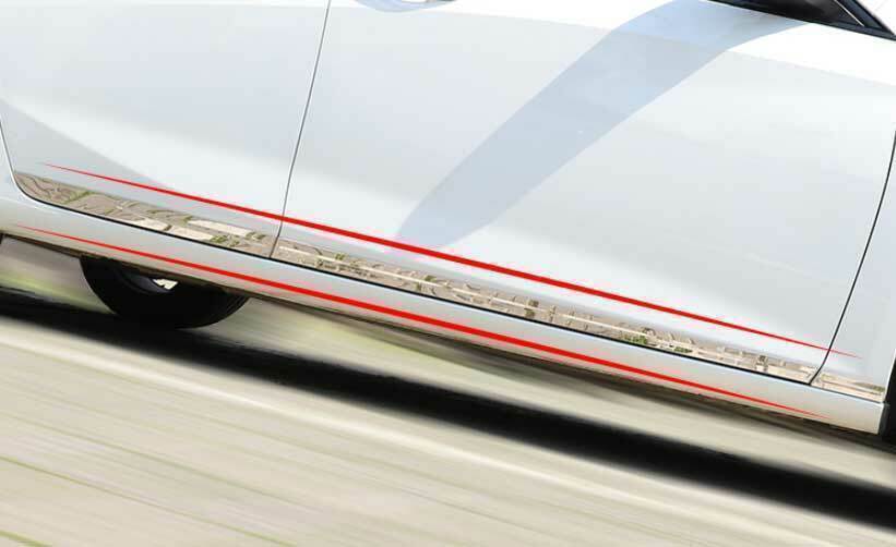 for Chevrolet Malibu 2018-2022 Chrome Stainless Car Door Body Side Molding Cover