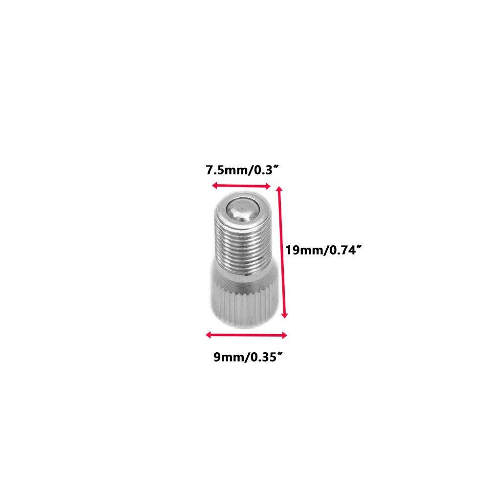 4pcs 19mm Chrome Tyre Wheel Valve Stem Cap Extension-Extender For Car Truck