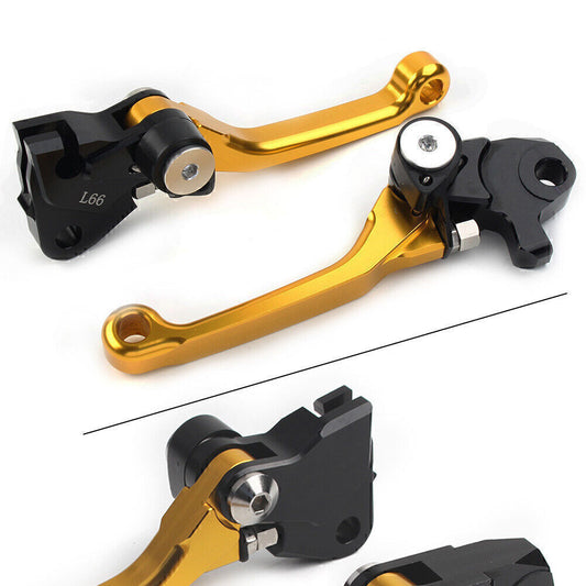 Pivot Brake Clutch Levers Fit for YAMAHA YZ 250F YZ 426F YZ 450F 2009-2020 Gold po