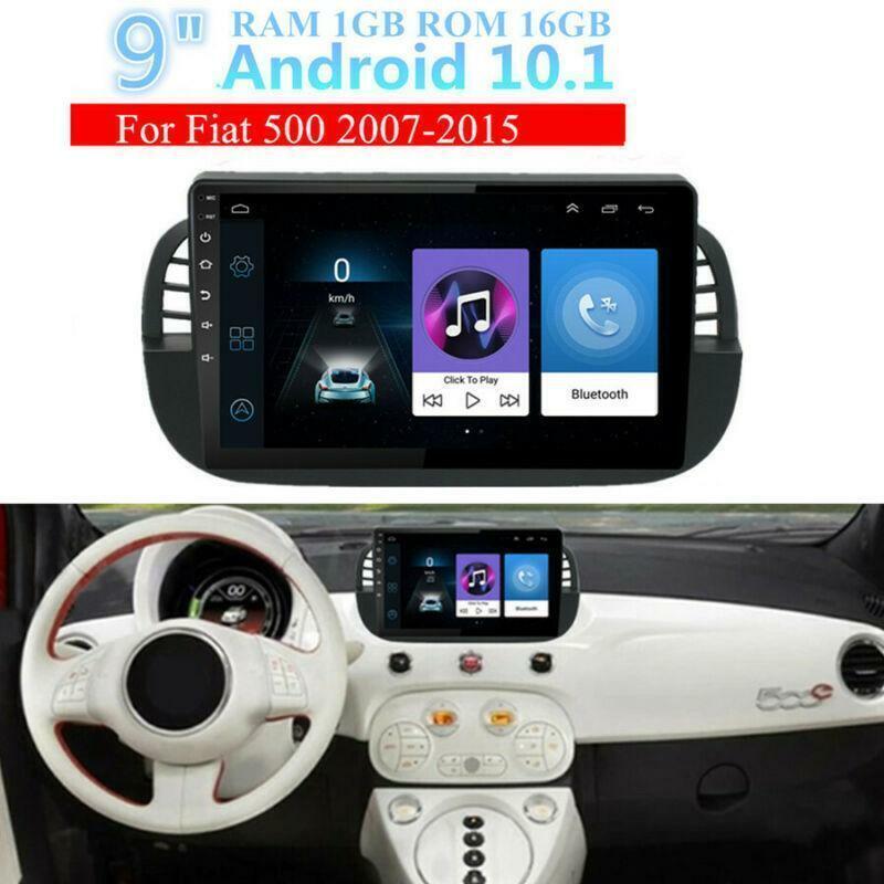 For 2007-2015 for Fiat 500 9 Android 10.1 Stereo Radio GPS Player RDS FM Navigation