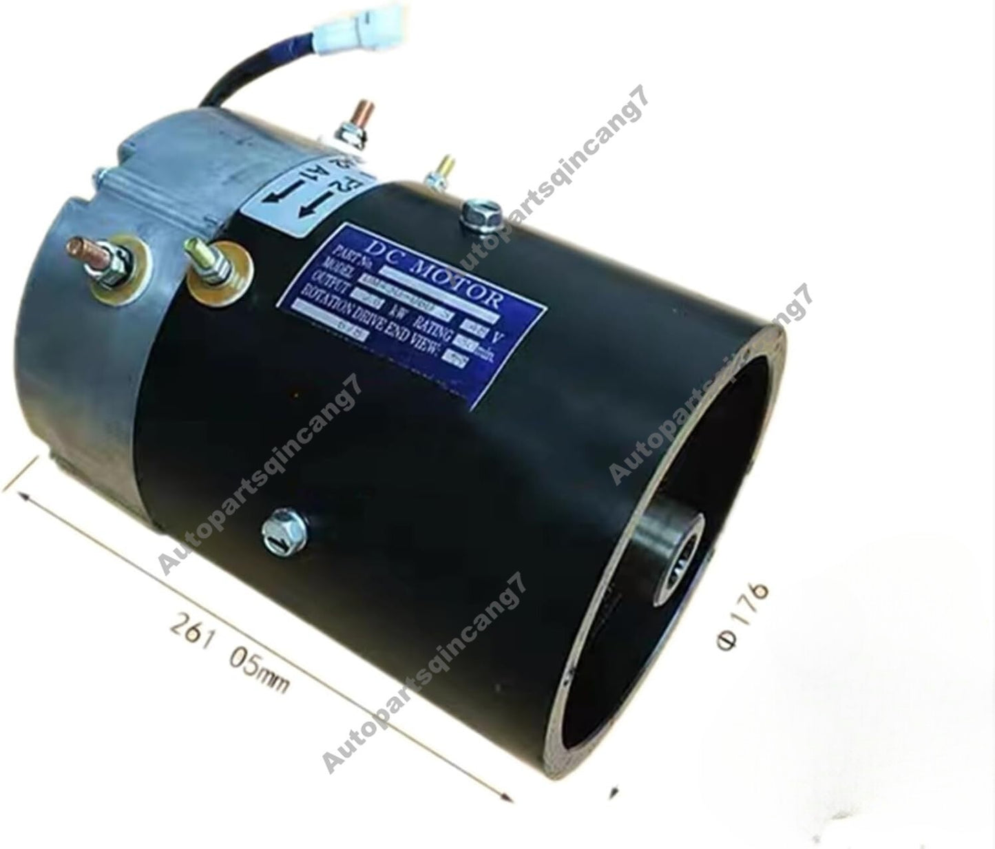DM430 DC Motor 48V 2.6KW 3.5HP for Yamaha Hitachi for Golf Carts G29 Drive Q