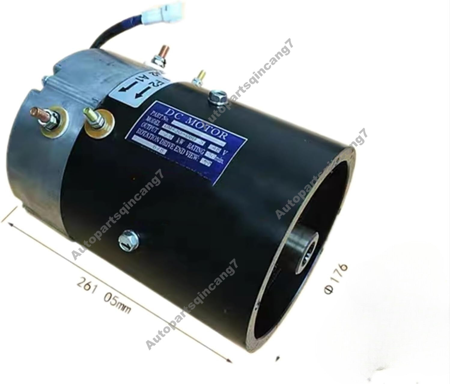 DM430 DC Motor 48V 2.6KW 3.5HP for Yamaha Hitachi for Golf Carts G29 Drive Q