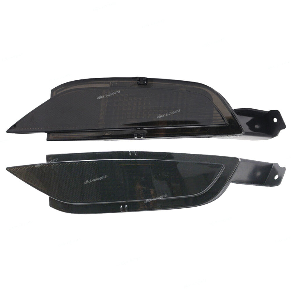 2pcs Rear Bumper Reflector RH+LH for Ford Fiesta MK7 Tail Fog Light N/S Black Q