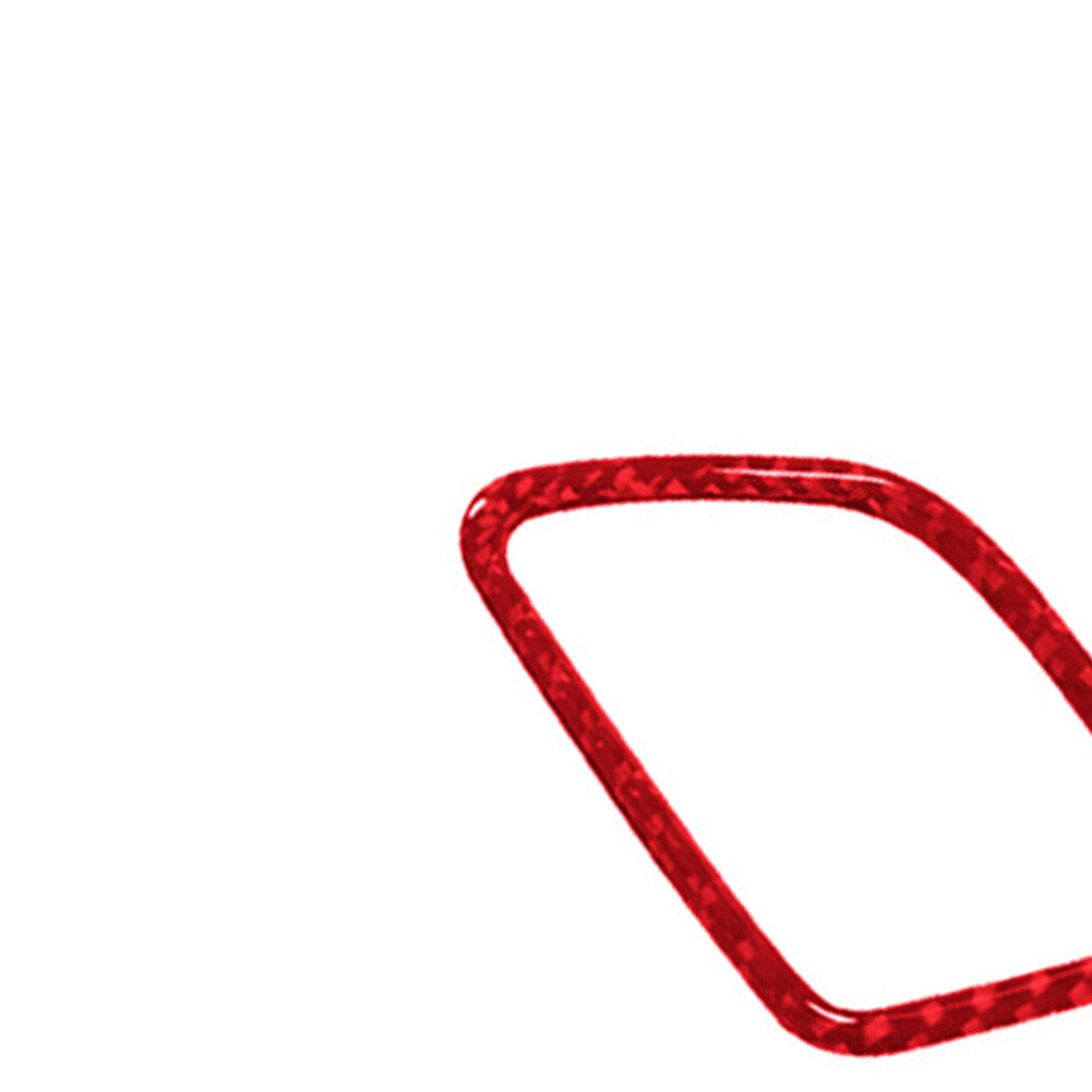 Red Carbon Fiber Interior Side Air Vent Outlet Cover Trim for ACURA TL 2009-2014 v