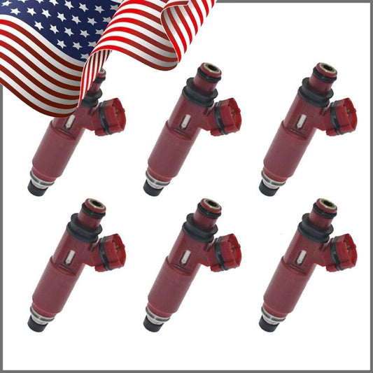 Set of 6 Fuel Injectors For 2001-2002 for Mitsubishi Montero 3.5L 195500-3970