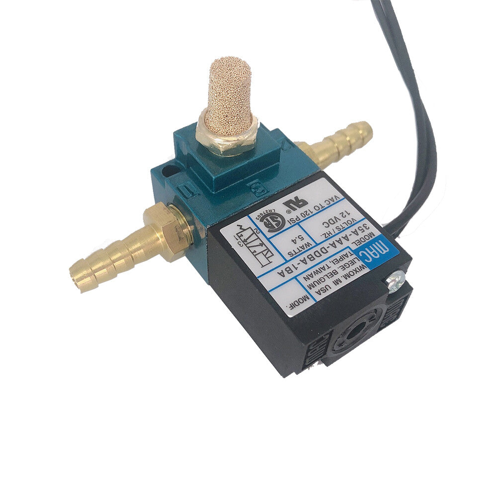 3 Port W/Brass Fittings Electronic Boost Control Solenoid Valve For ECU MAC PWM
