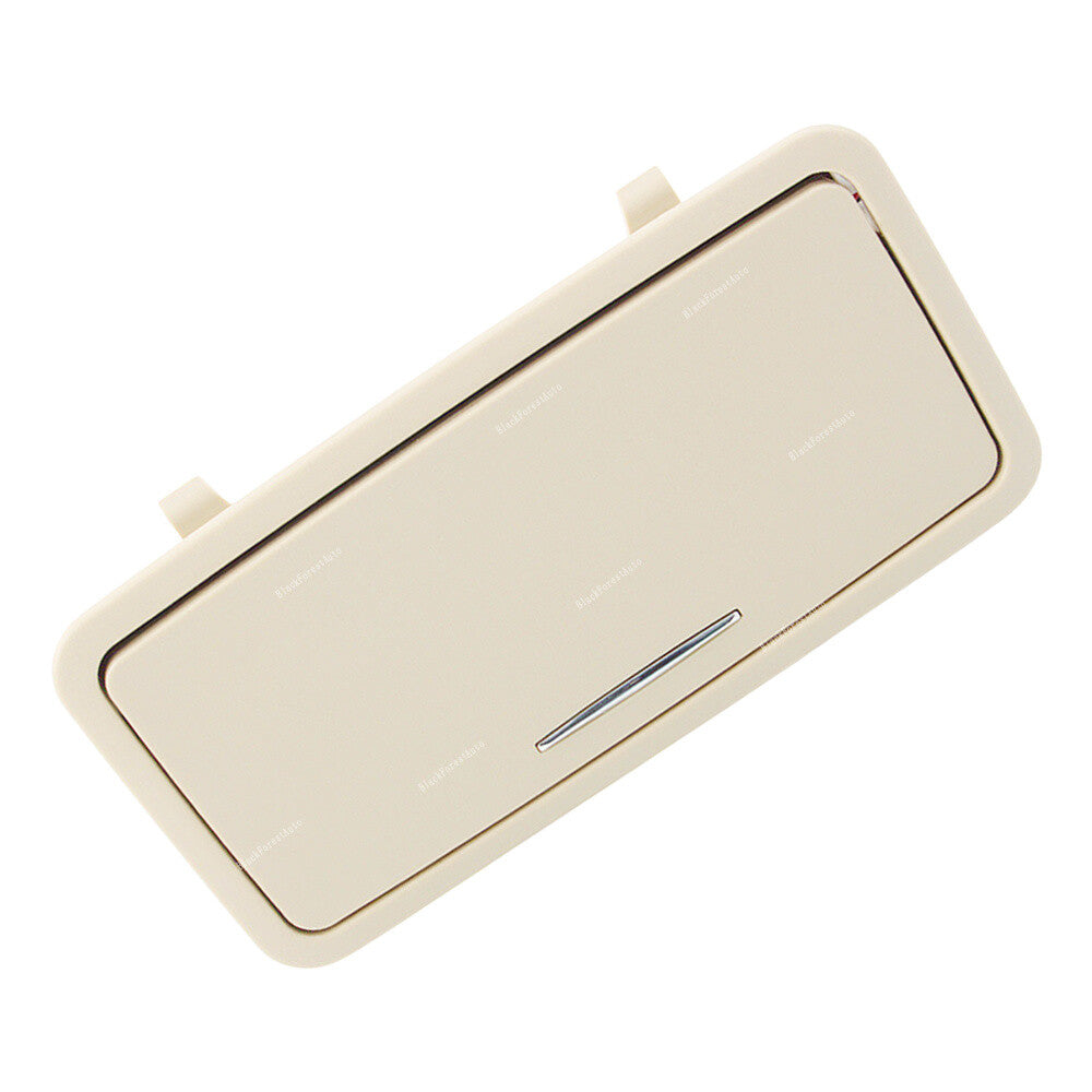Beige Rear Row Vanity Mirror Makeup Mirror w/ Lights For 2010-2019 for Jaguar XJ Q