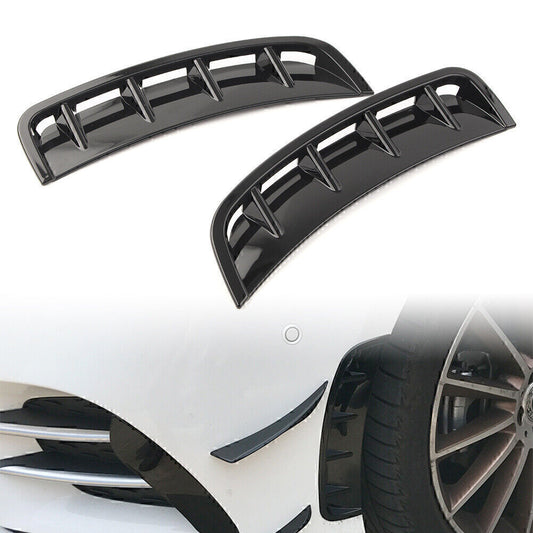 Front wheel Air Vent Hood Fender Fit for Mercedes-Benz W177 A220 4DR Glossy Black