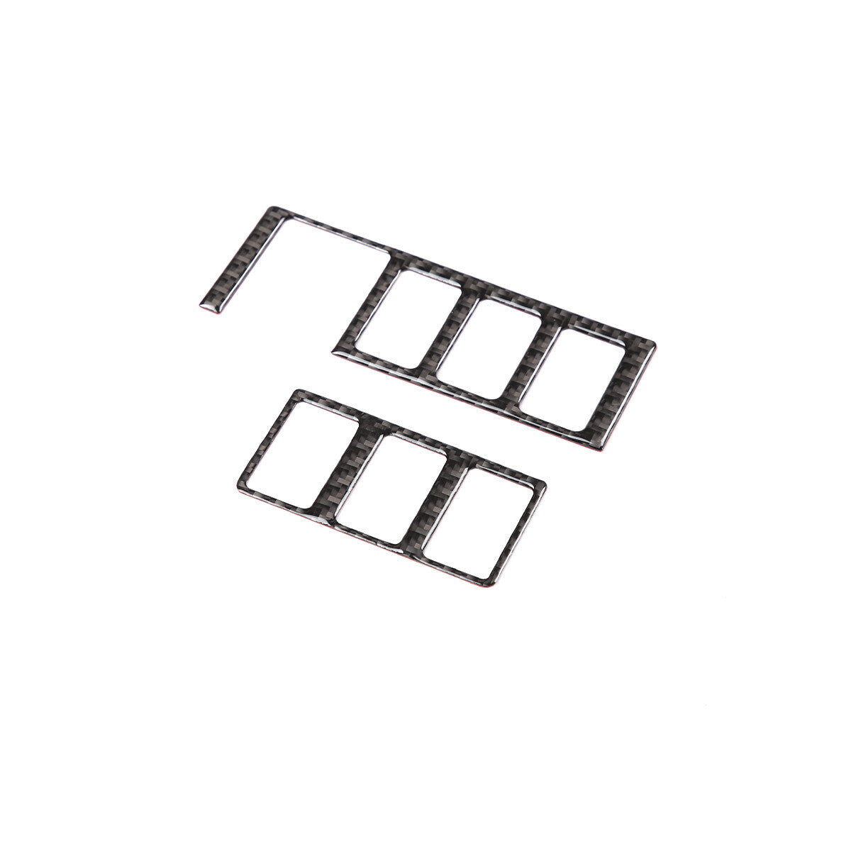 Carbon Fiber Style Control Panel Cover Trim for Alfa Romeo Giulia Stellio 17-19- v