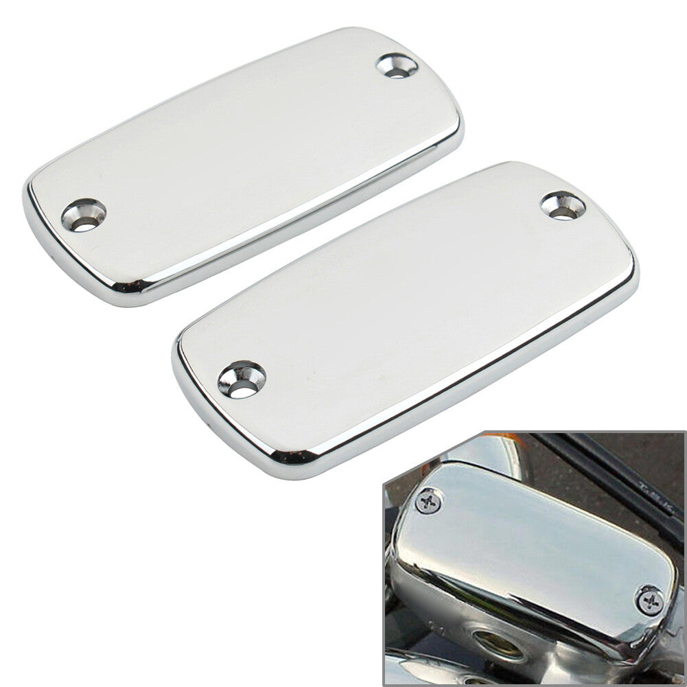 Front Brake Reservoir Fluid Covers Cap for Honda Valkyrie Goldwing GL1500/GL1800
