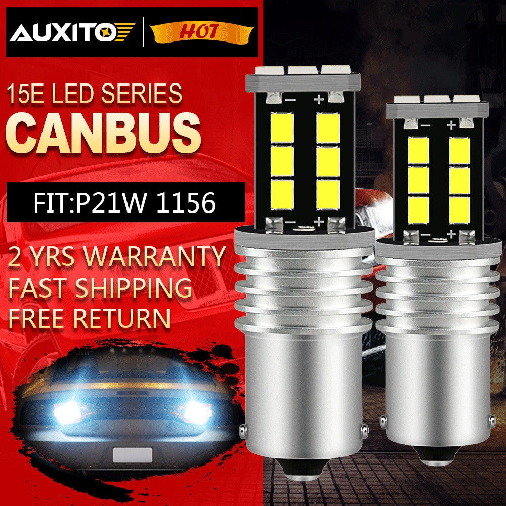 2x 1156 BA15S 1141 1003 CANBUS CANBUS Wax LED- v