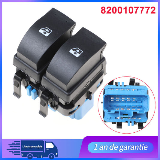 BOUTON LEVE VITRE AVANT GAUCHE ET DROIT POUR CLIO 2 CONFORT 8200107772 n