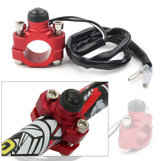 CNC Motorcycle Engine Stop Start Kill Switch Button Kit for Dirt Bike Enduro ATV