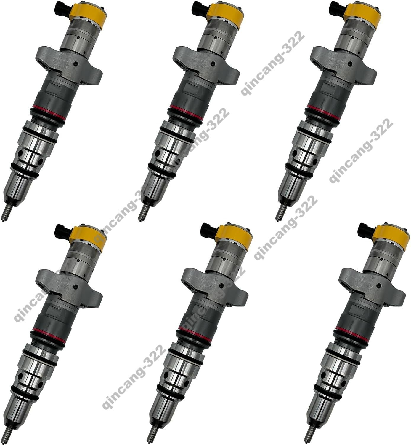 6 Pcs Fuel Injector 235-5261 for Caterpillar CAT Engine C7 C9 Excavator 336D