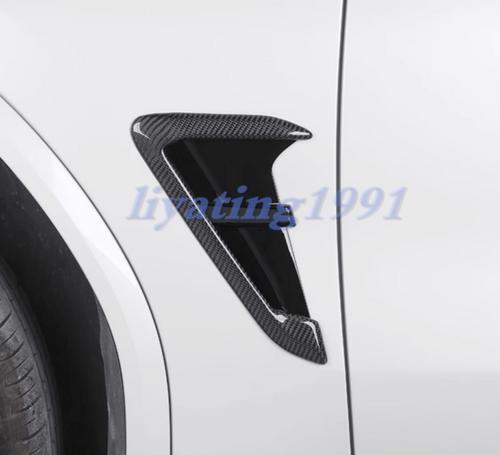 Dry carbon rear fender grille vent cover suitable for BMW X3, X4, and X4M (2018-23)