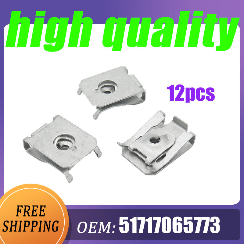 12-pack mudguard undercarriage protection clip nuts 0049943145 0019902356 suitable for Mercedes-Benz