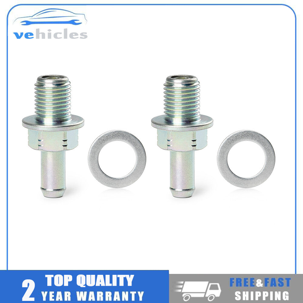 2-pack PCV valve with washer for Honda for Civic 06-15 Accord 03-07 new 17130-PND-A01