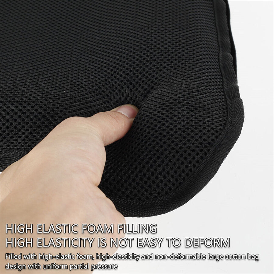 Motorcycle for Seat Pads 3D Mesh Breathable Ride Protector Cover Gel Non-Slip Mat Q