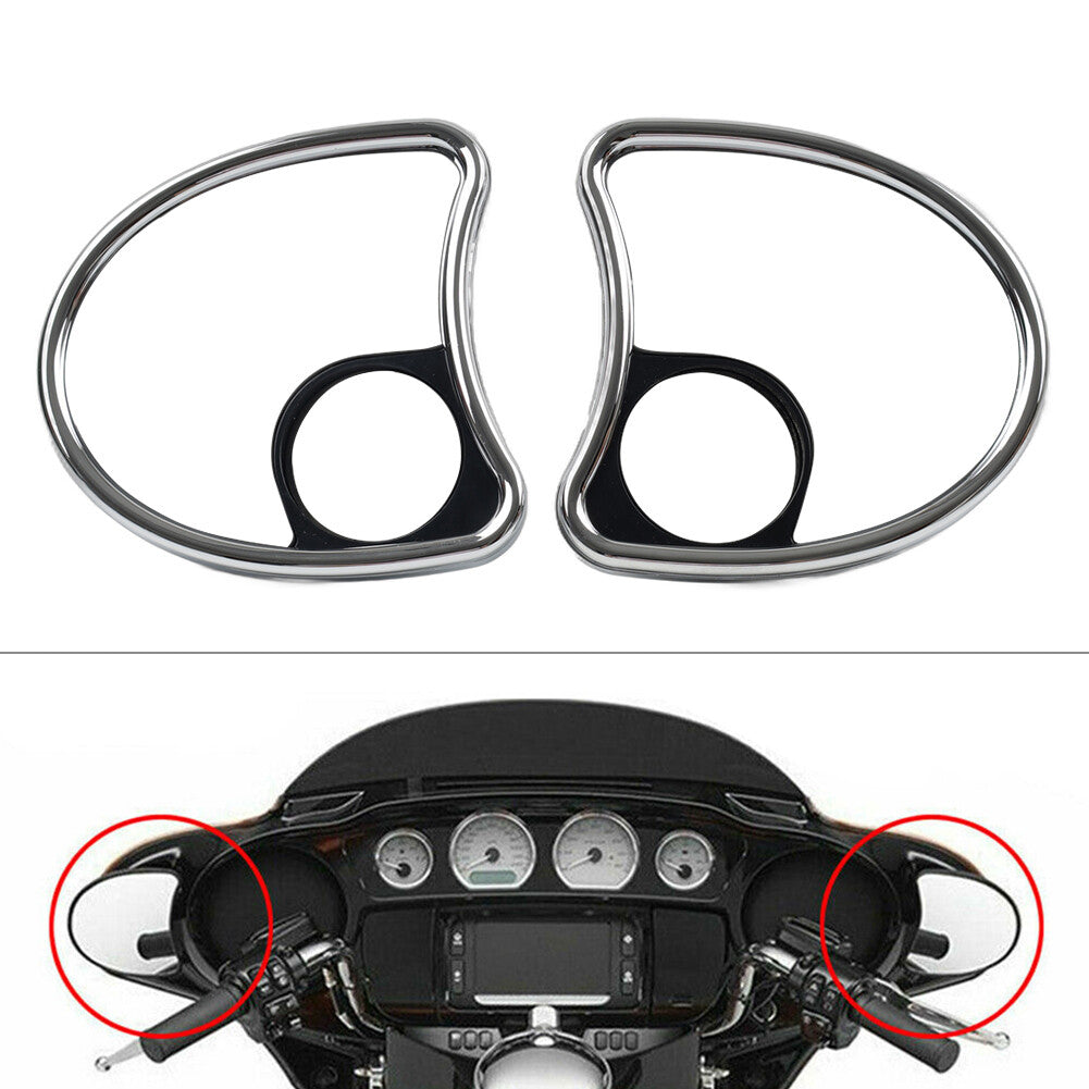 Side Mirror Fairing Mount Rear Blind Spot Fit Touring Ultra Limited Plastic Q