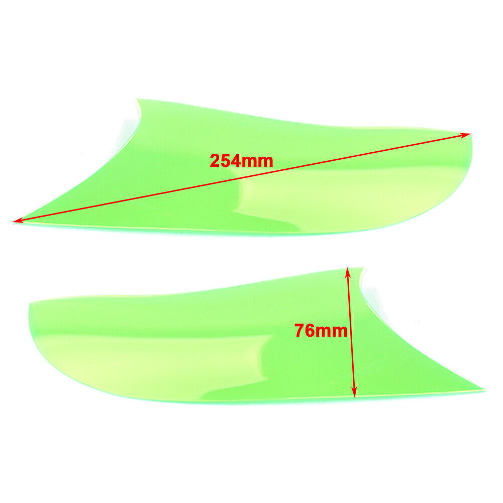 Front Headlight Guard Shield Screen Lens Cover Green for KAWASAKI ZX-10R 2016-18