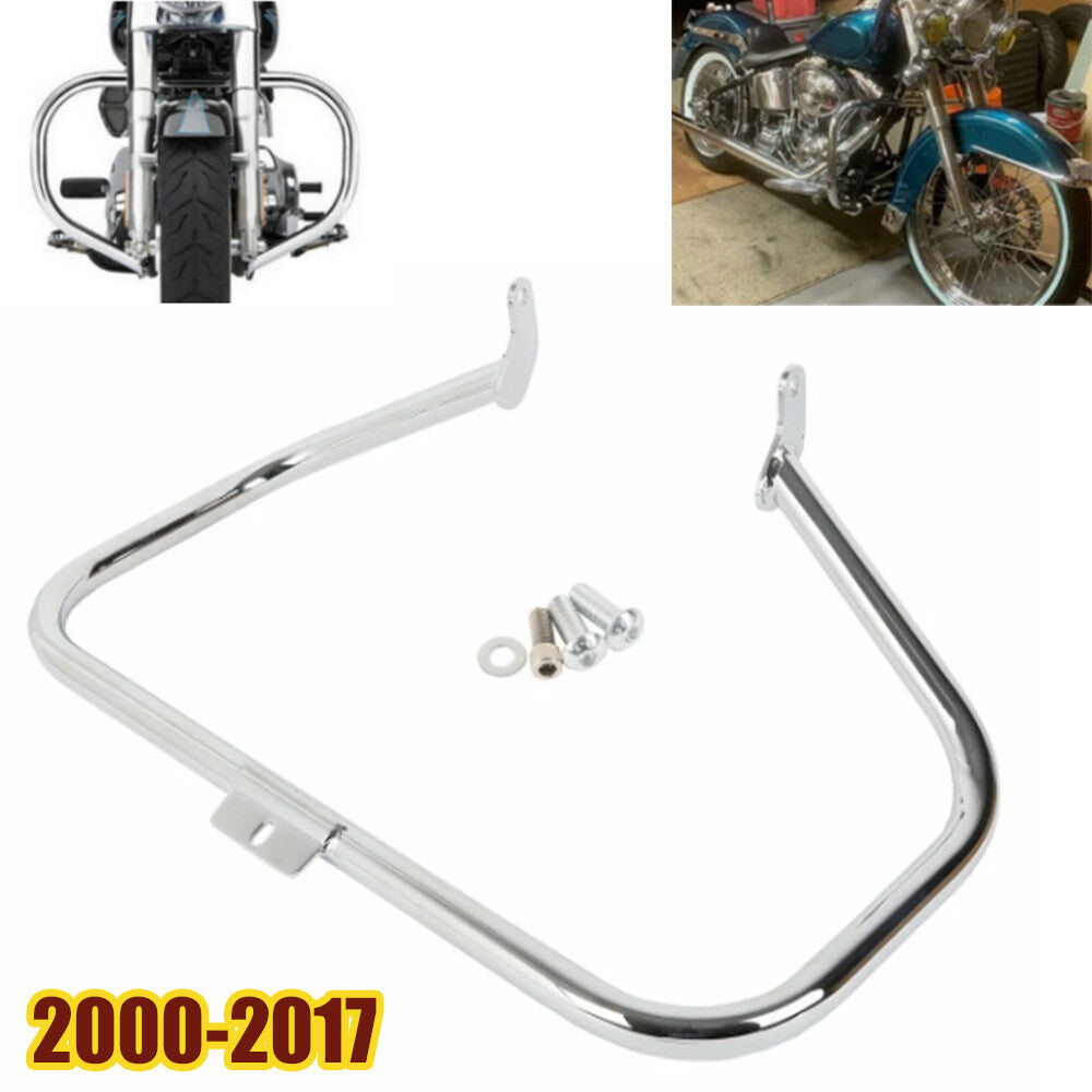 Engine Guard Crash Highway Bar for Harley Heritage Softail FatBoy '00-'17 Chrome n