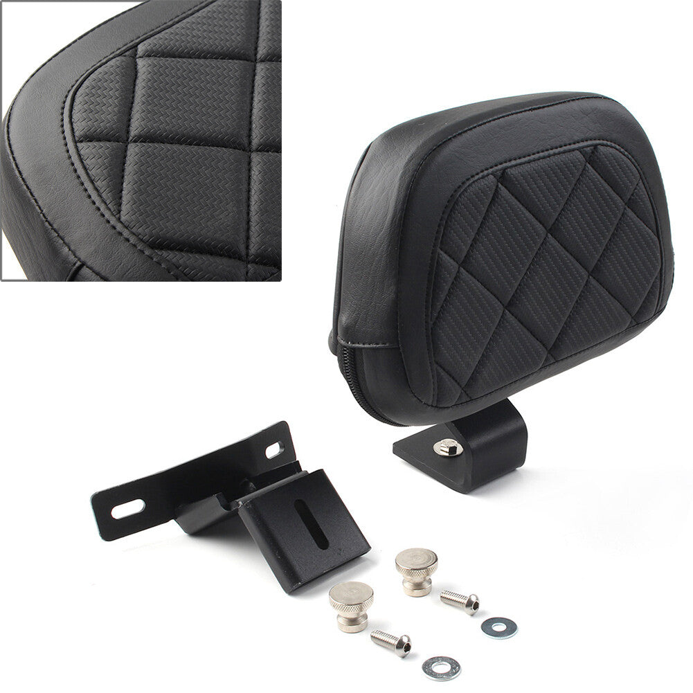 Front Driver Rider Backrest Stitching Pad for Harley Touring CVO Road Electra