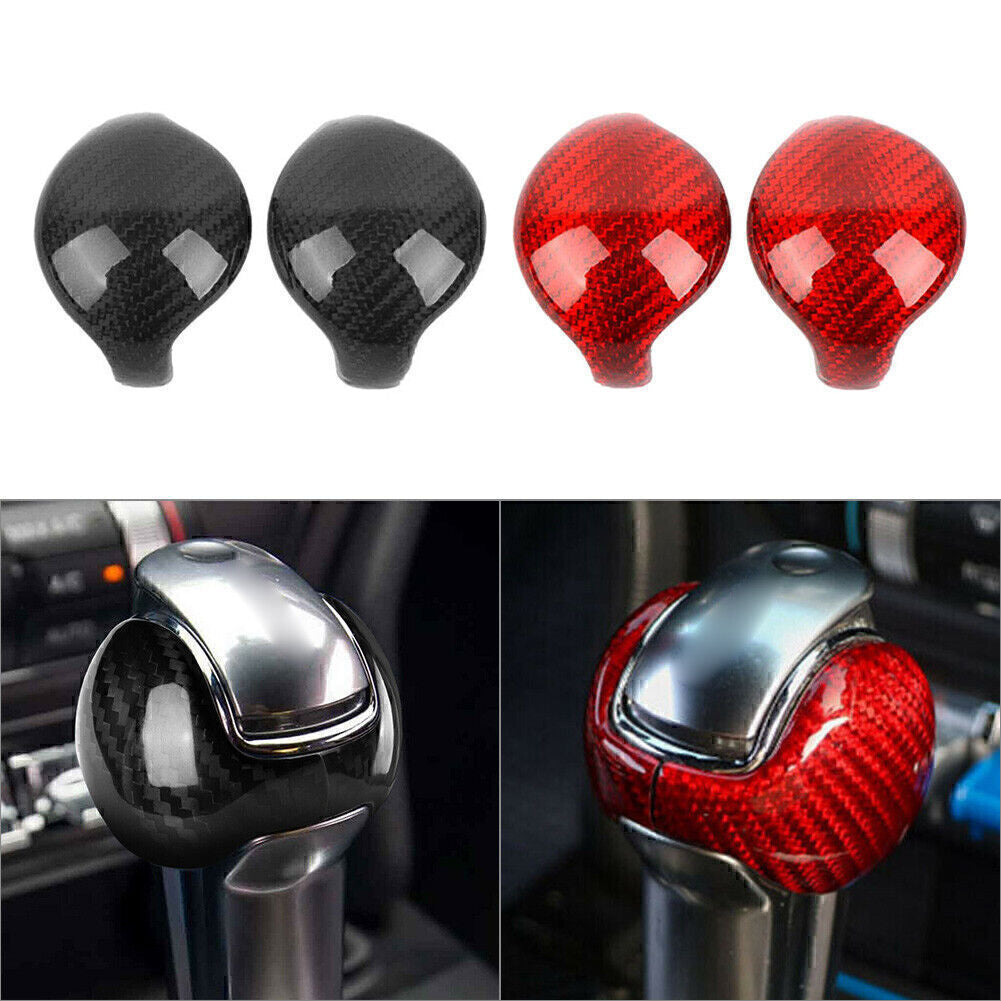 Carbon fiber internal gear shift knife trim cover suitable  for ford  for Mustang 2015-2019 2016 Q
