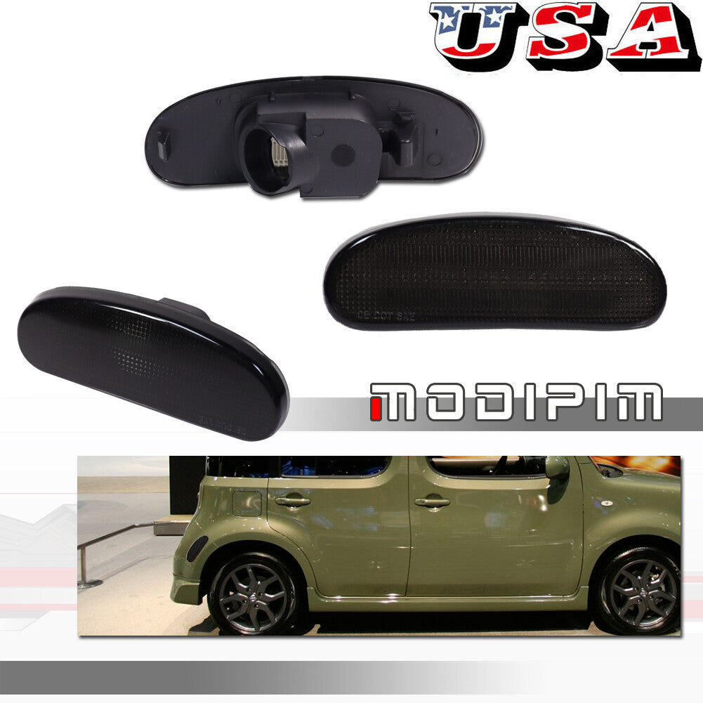 SMOKED REAR FENDER SIDE MARKER LIGHT LENS FOR 2009 - 2014 for CUBE 26190-1FC0A- v