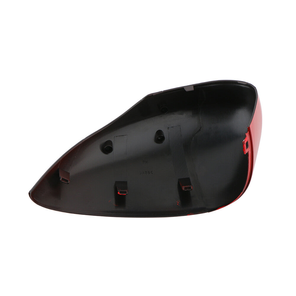 Right Wing Door Rearview Mirror Cover Cap for Ford Fiesta MK7 2008-2017 Red