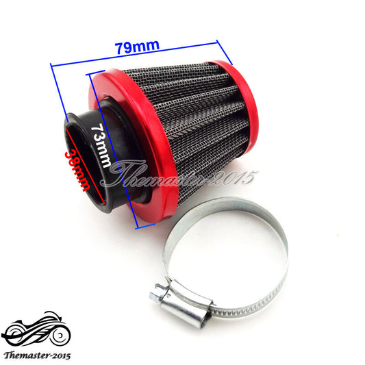 38mm Air Filter Cleaner for Honda TRX250 CM185 ATC200 ATC200S XL125 XL125S XL175 Q