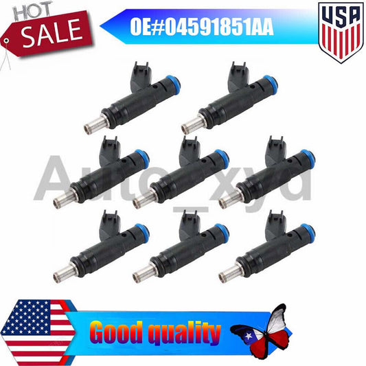 8-pack 04591851AA fuel injectors for Chrysler , for Dodge , Dakota, Durango, and for Jeep Commander