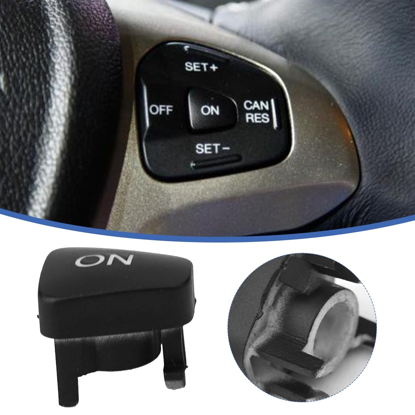 Hassle For Escort Fiesta Ecosport Steering Wheel Buttons Installation v