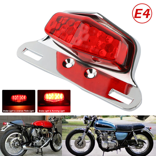 Motorcycle LED taillights and license plate lights suitable for Chopper for Harley Cafe Racer