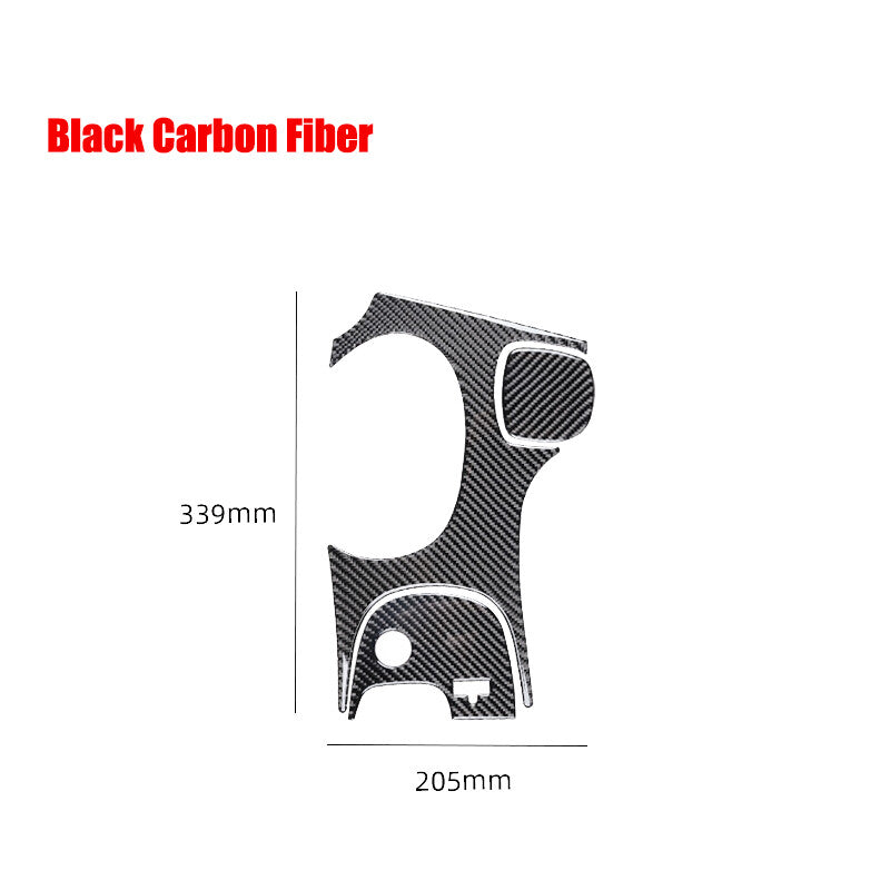 Carbon fiber car gear shift trim sticker for Corvette C5 1998-04- n