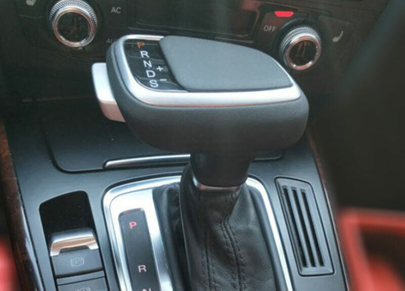 for Audi A4 A5 A7 Q5 S6 2009-16 Black Gear Shift Knob Shifter Lever Trim Replace