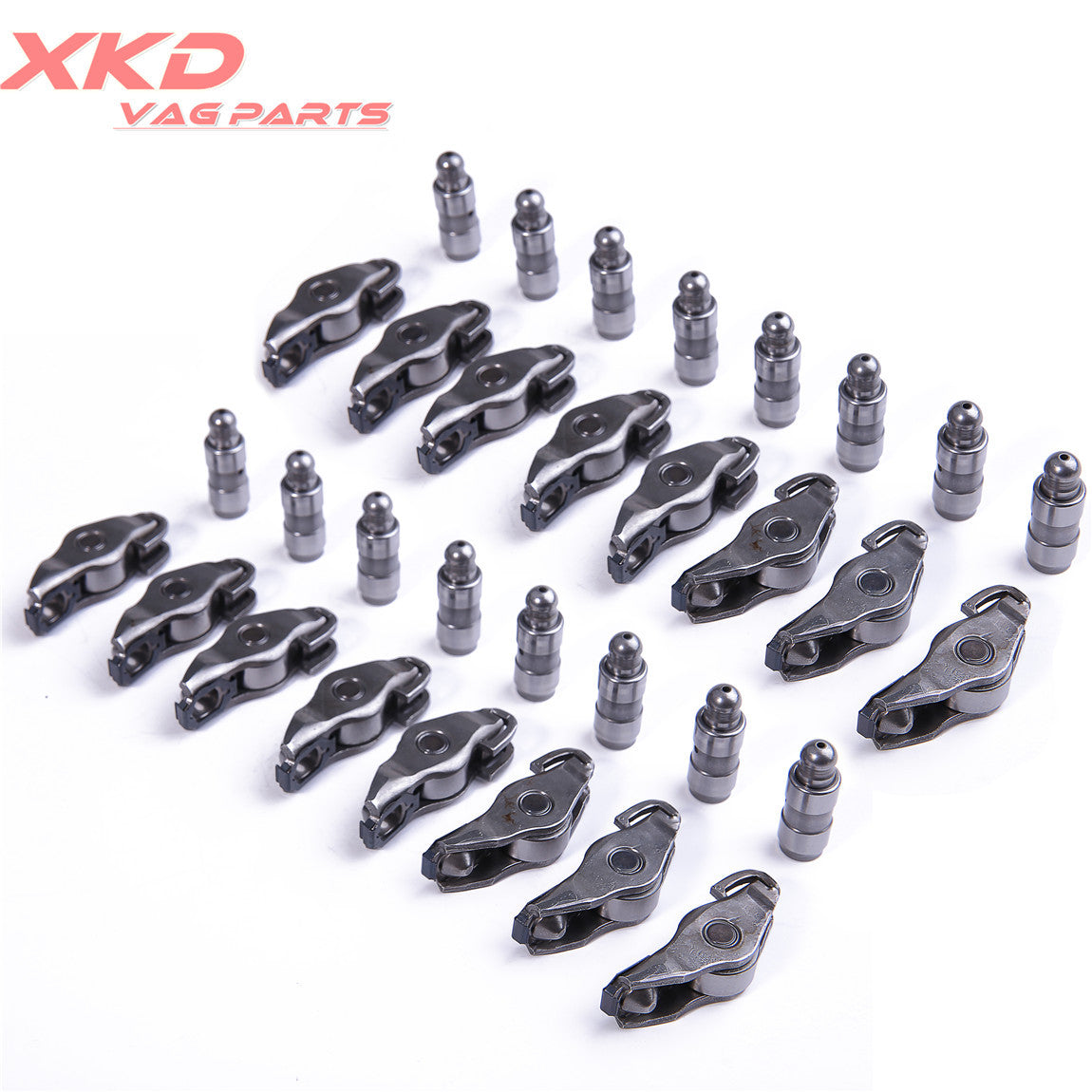 Engine valve lifters and rocker arms are suitable for Volkswagen CC, for Jetta MK5, for Passat , for Audi A3, CCTA, and CBFA models.