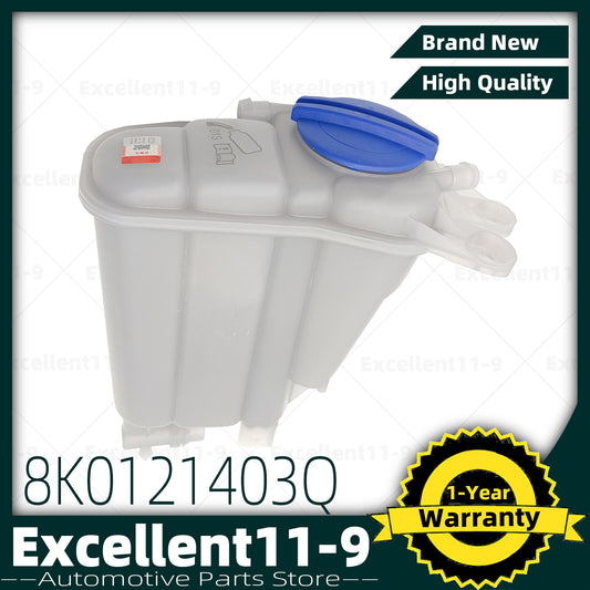 The radiator coolant overflow tray is suitable for Audi A4, A5, Q5 1.8T, 2.0T 8K0121403Q, 8K0121403H- n