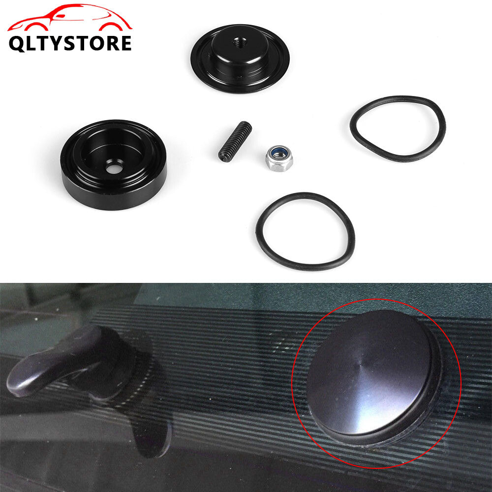 40mm Rear Wiper Block Off Delete Plug Cap Grommet for Civic Integra RSX Black Q