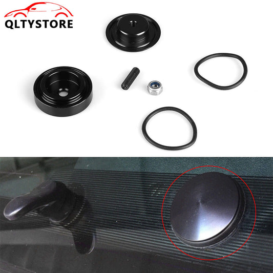 40mm Rear Wiper Block Off Delete Plug Cap Grommet for Civic Integra RSX Black Q
