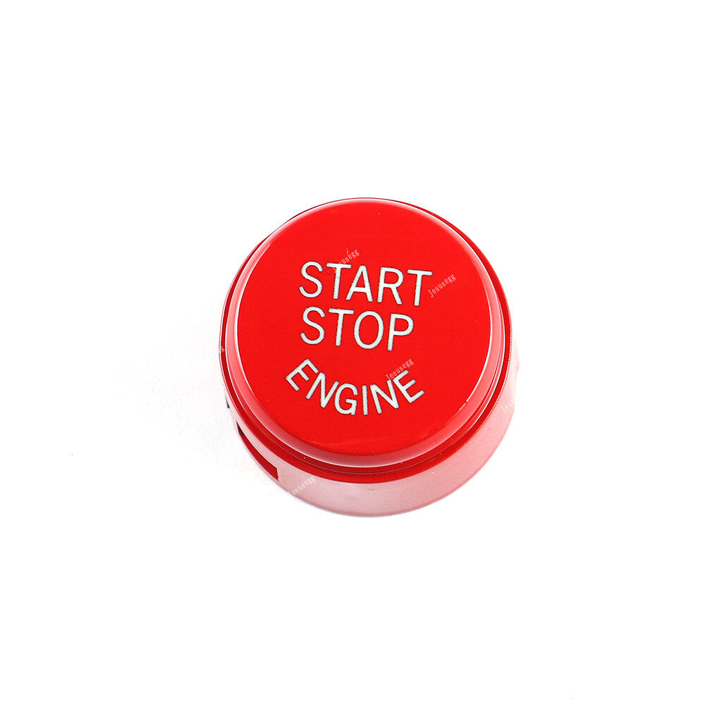 Red Engine Start Stop Push Button Switch Cover for BMW 5 6 Series F01 F02 F10