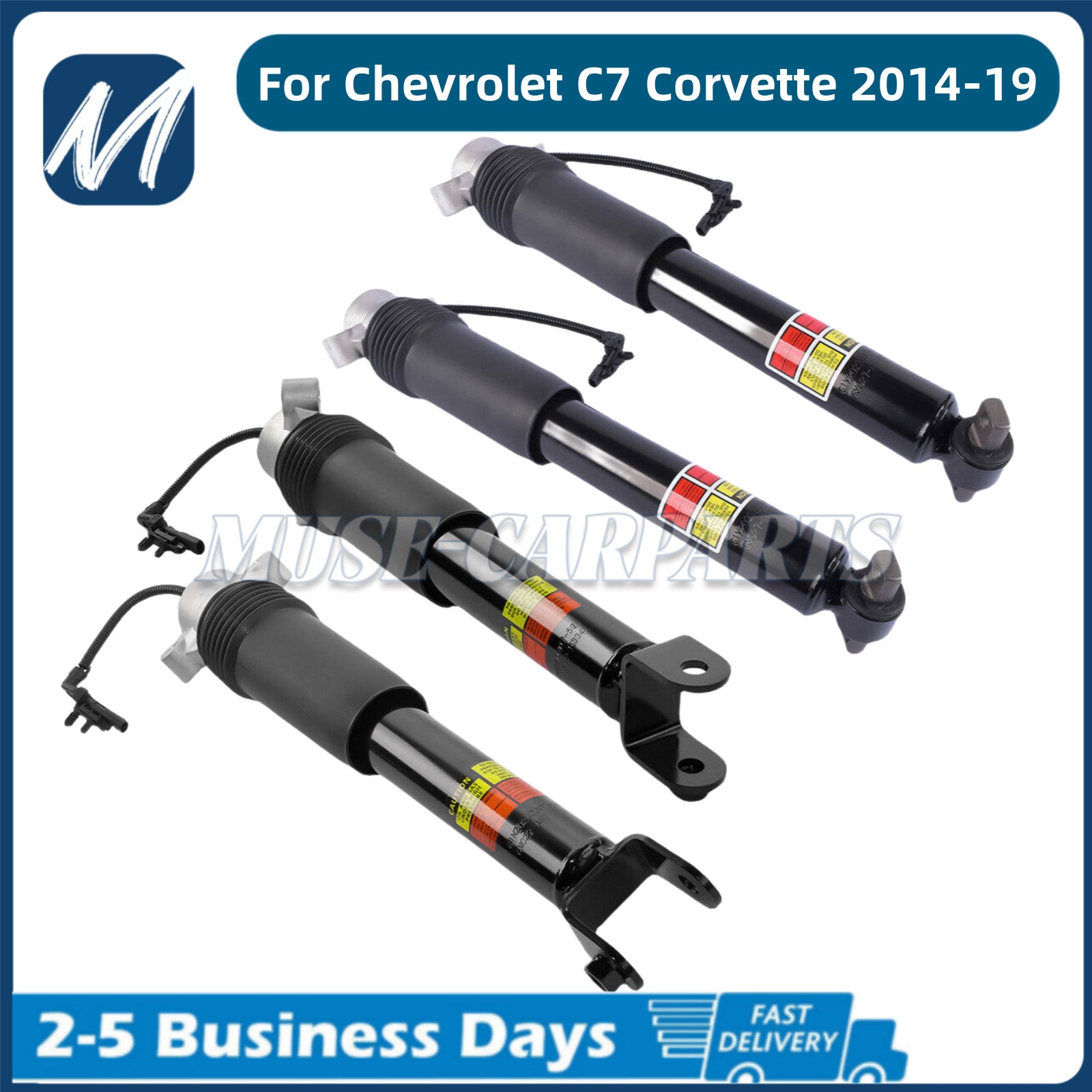 2X Rear Shock Absorbers Struts w/CVD Fit for Range Rover Velar L560 2017- #LR090655